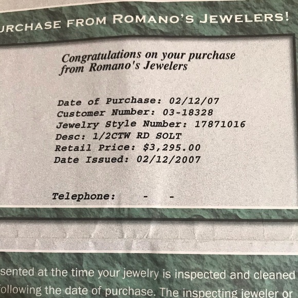 ❤️18 K White Gold Authentic 1/2CTW Diamond Ring❤️ - Picture 7 of 8